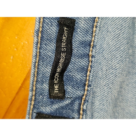 kendall & kylie jeans womens size 1/25 the icon straight high rise distressed - Picture 10 of 15